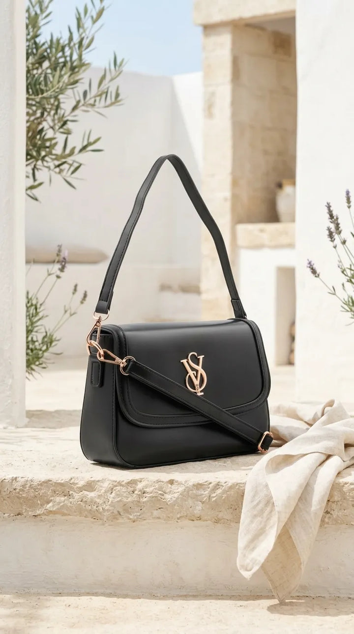 Black Formal Shoulder Bag For Ladies P36667