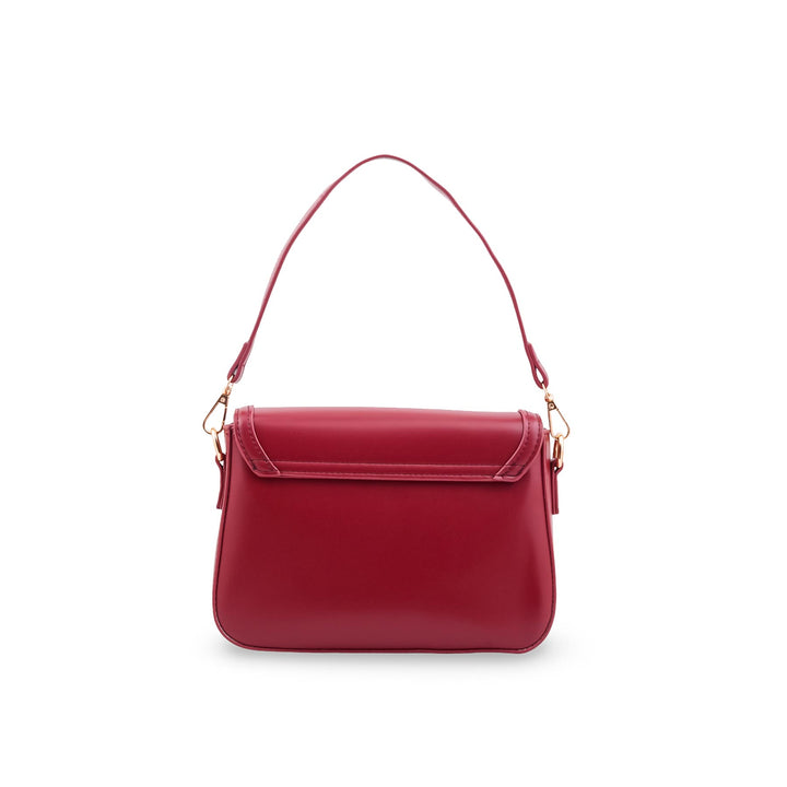 Maroon Formal Shoulder Bag For Ladies P36667