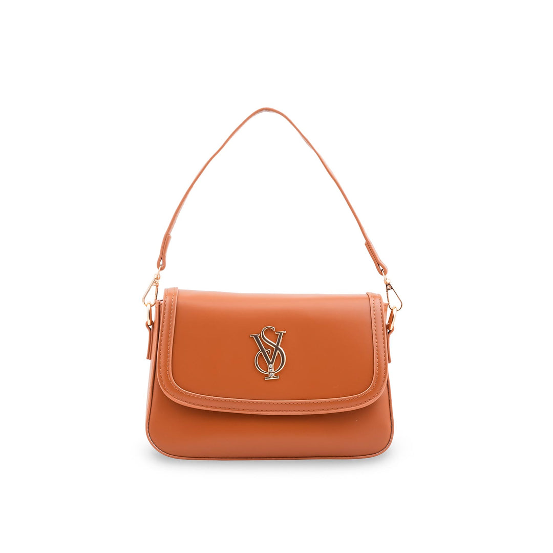 Mustard Formal Shoulder Bag For Ladies P36667