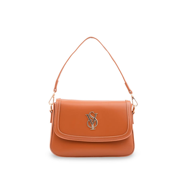 Mustard Formal Shoulder Bag For Ladies P36667