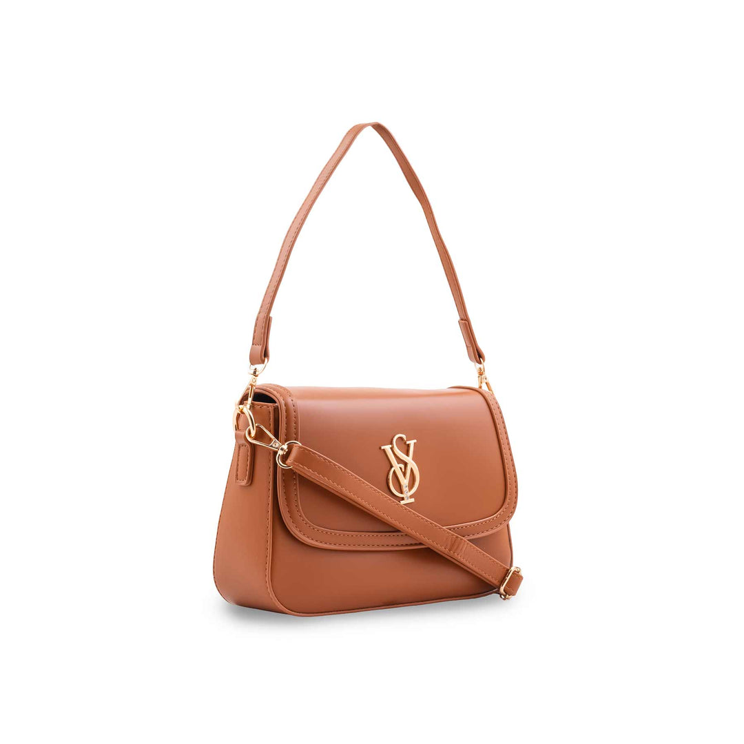 Mustard Formal Shoulder Bag For Ladies P36667
