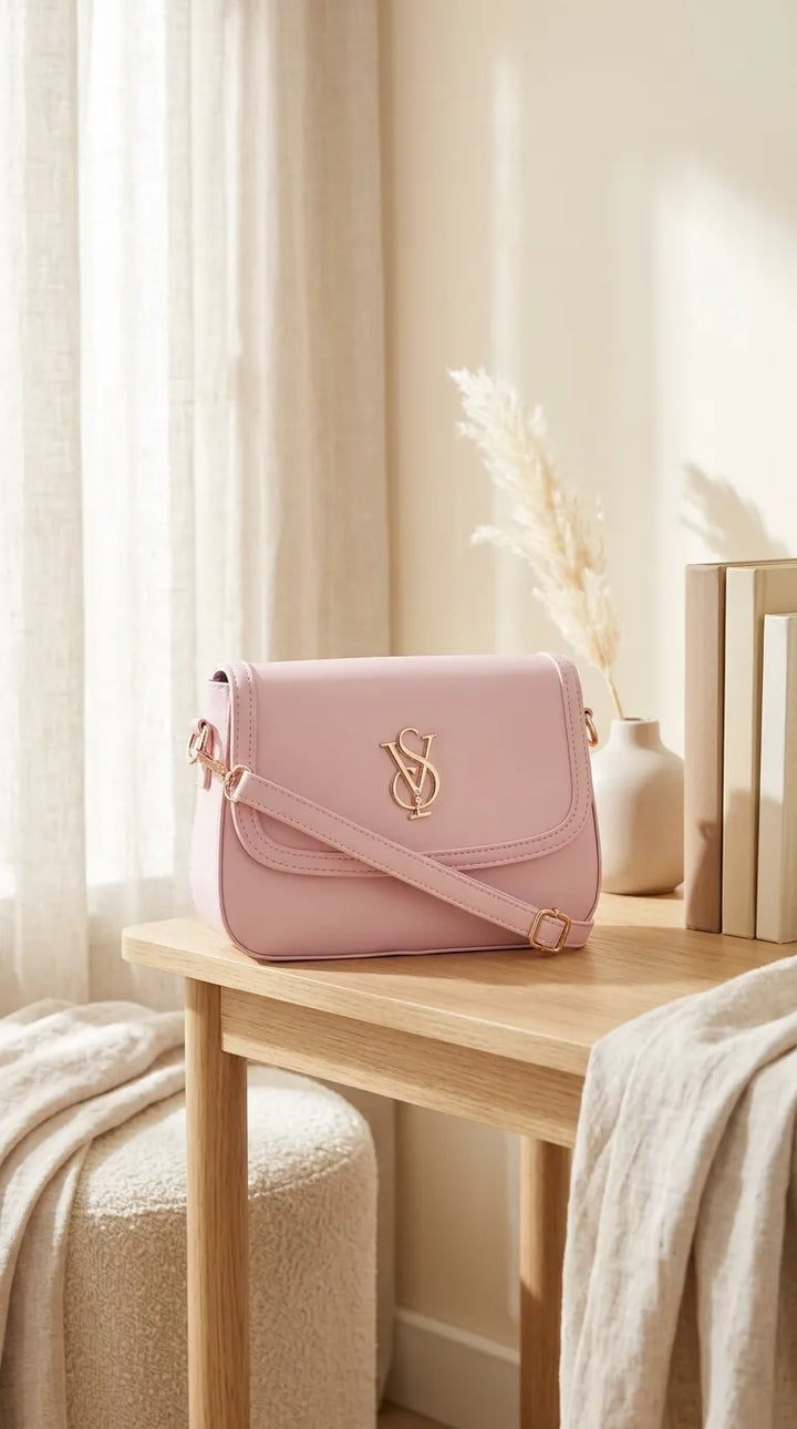 Pink Formal Shoulder Bag For Ladies P36667