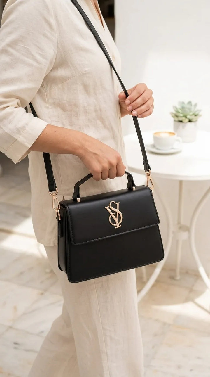 Black Formal Shoulder Bag For Ladies P36668