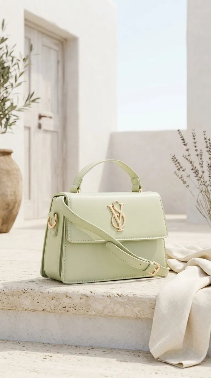 Green Formal Shoulder Bag For Ladies P36668