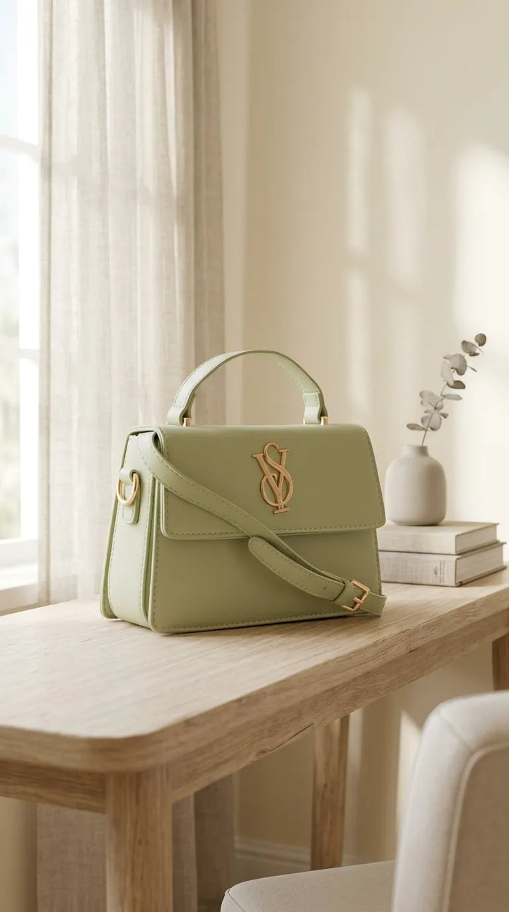 Green Formal Shoulder Bag For Ladies P36668