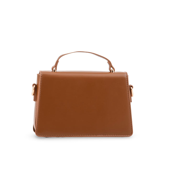Coffee Formal Shoulder Bag For Ladies P36668