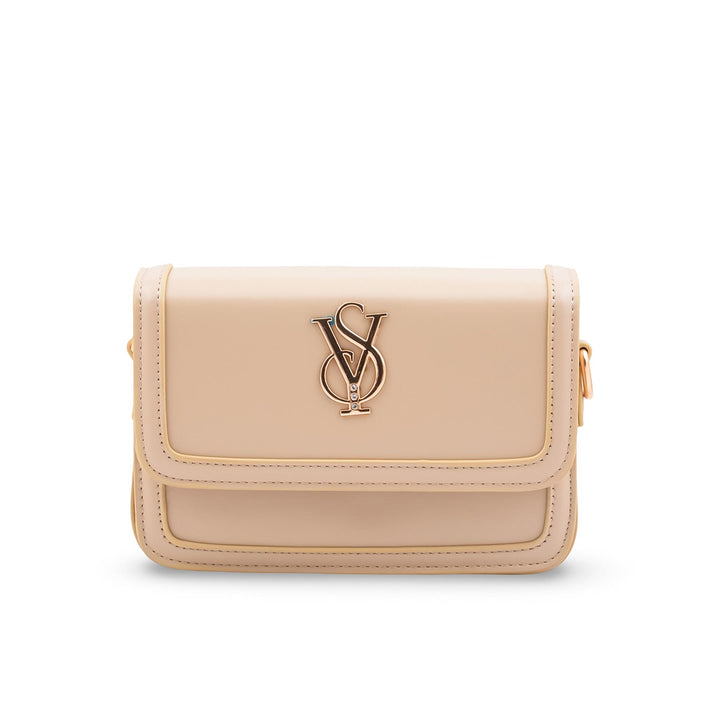 Cream Formal Shoulder Bag For Ladies P36669