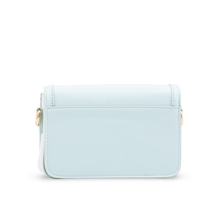 Sky Blue Formal Shoulder Bag For Ladies P36669