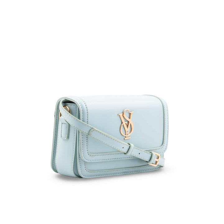 Sky Blue Formal Shoulder Bag For Ladies P36669
