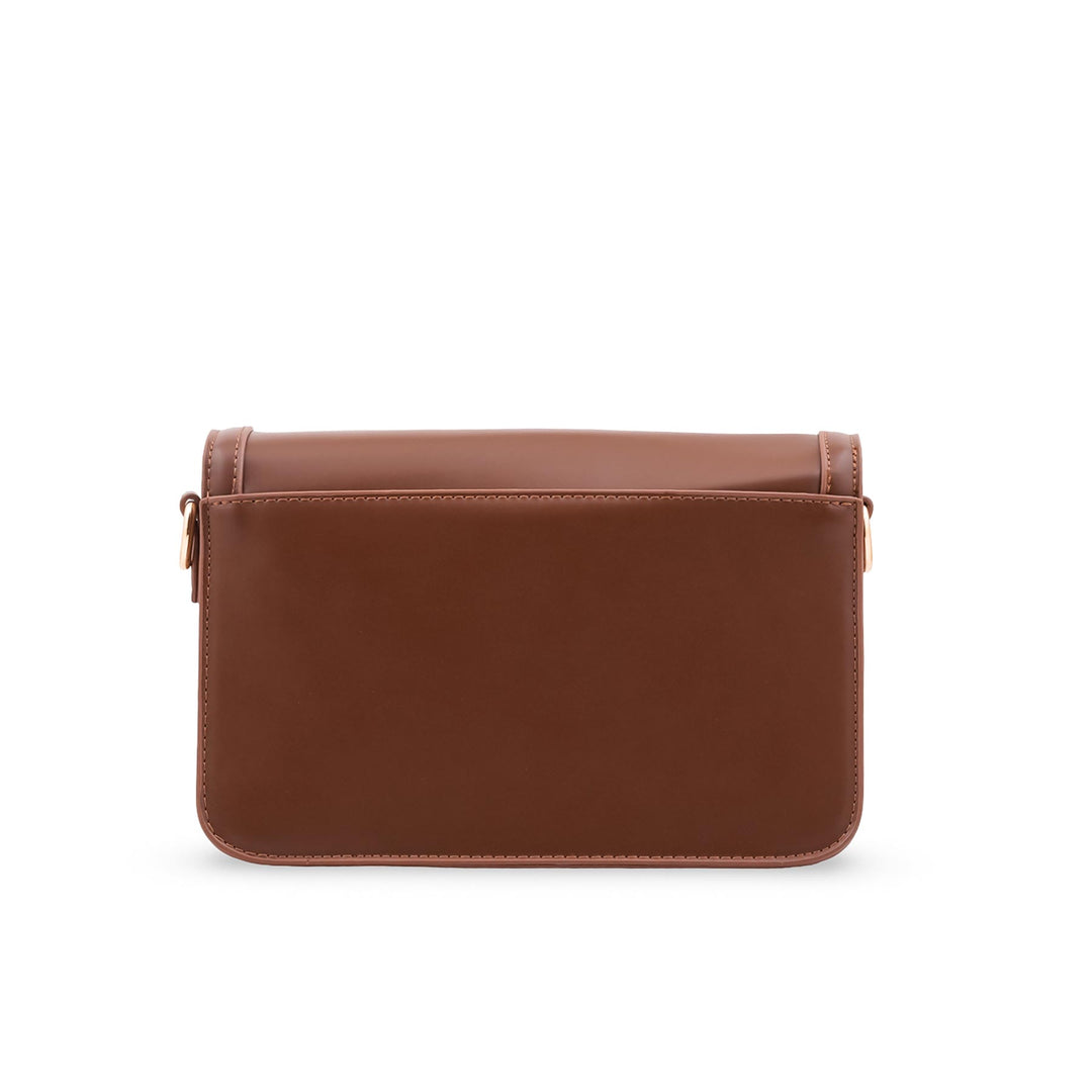 Brown Formal Shoulder Bag For Ladies P36670