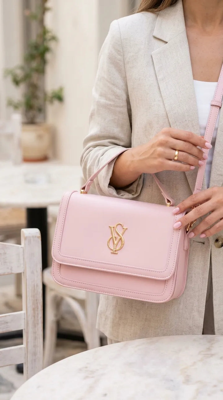 Pink Formal Shoulder Bag For Women P36671