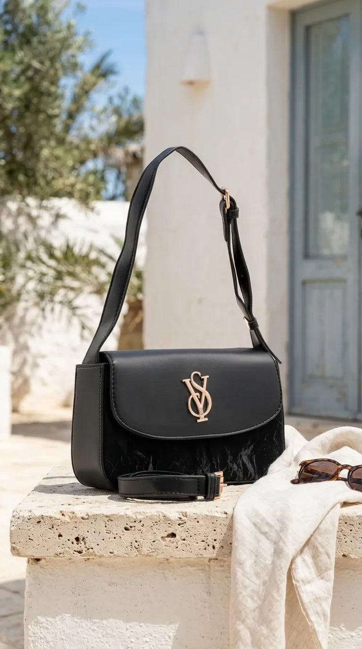 Black Formal Shoulder Bag For Ladies P36672