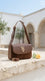 Brown Formal Shoulder Bag For Ladies P36672