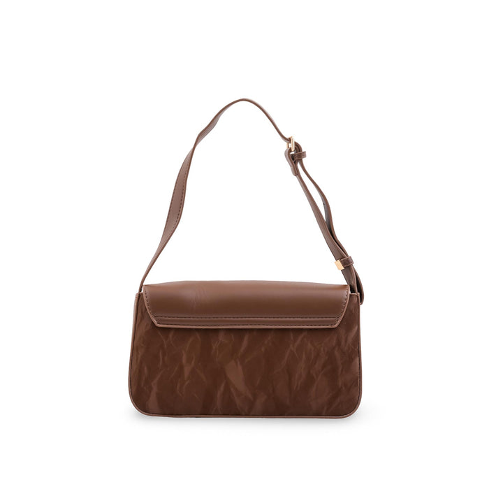 Brown Formal Shoulder Bag For Ladies P36672