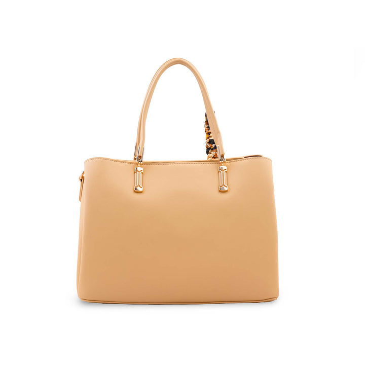 Beige Formal Hand Bag For Women P36673