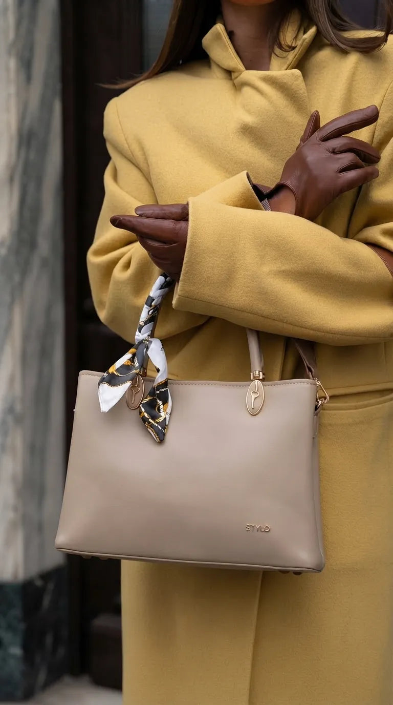 Grey Formal Hand Bag For Women P36675