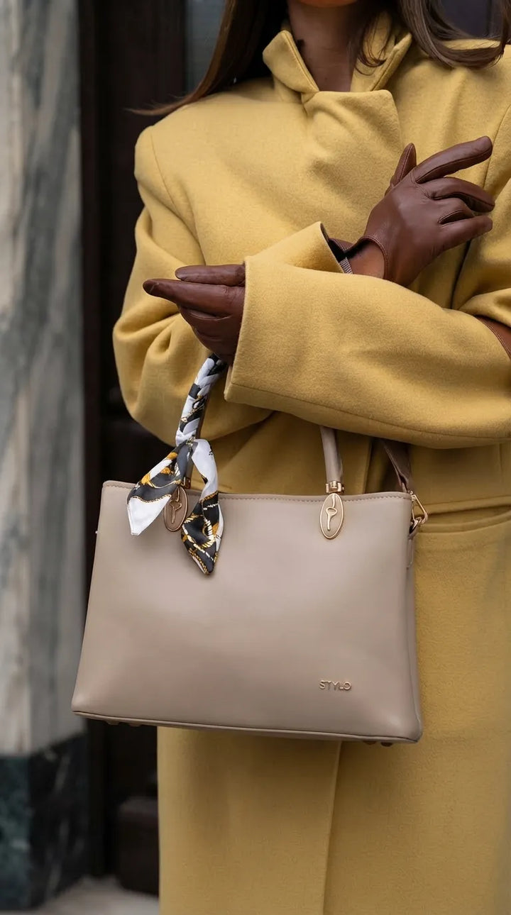 Grey Formal Hand Bag For Women P36675