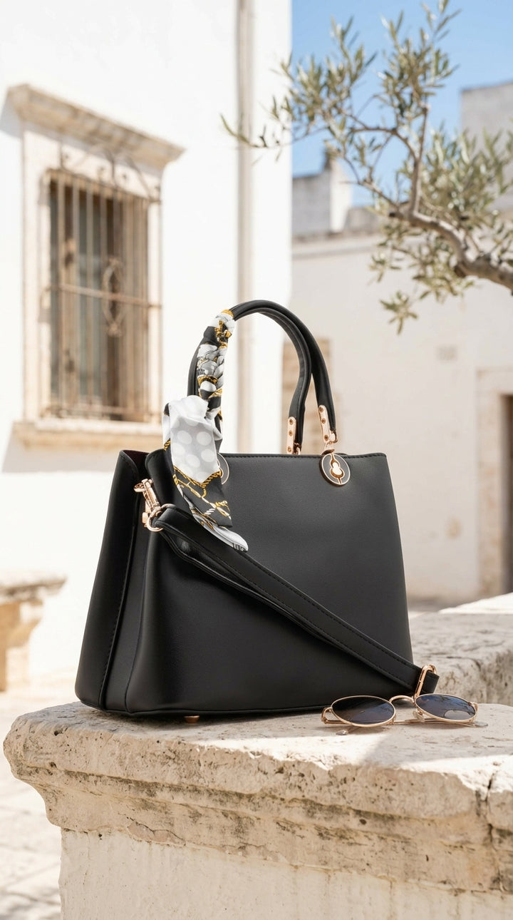Black Formal Hand Bag For Women P36676