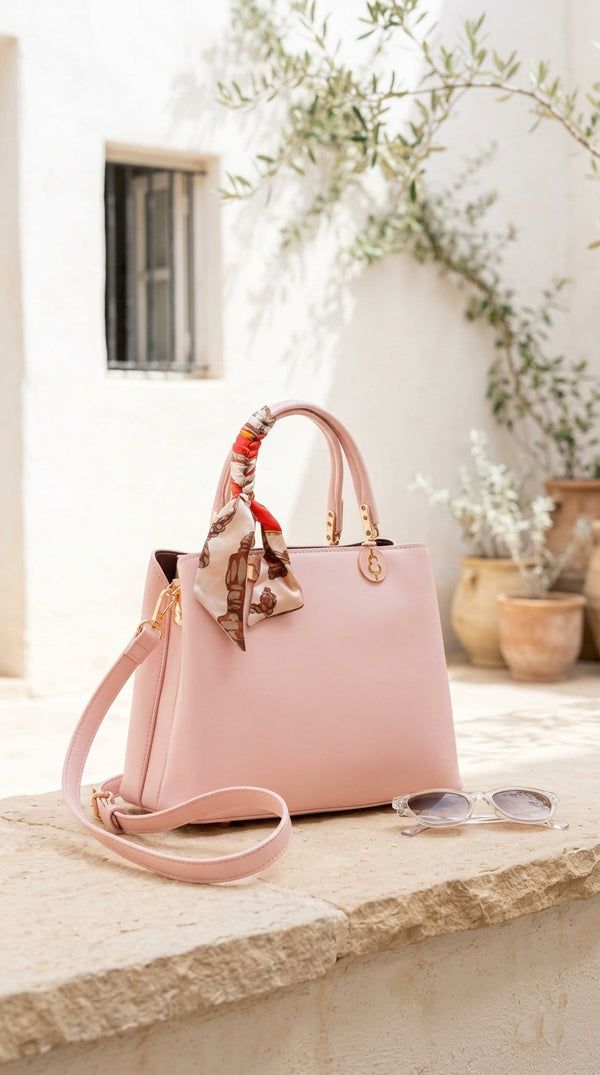 Pink Formal Hand Bag For Women P36676