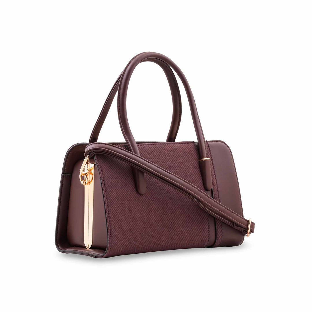 Maroon Formal Hand Bag For Women P36679