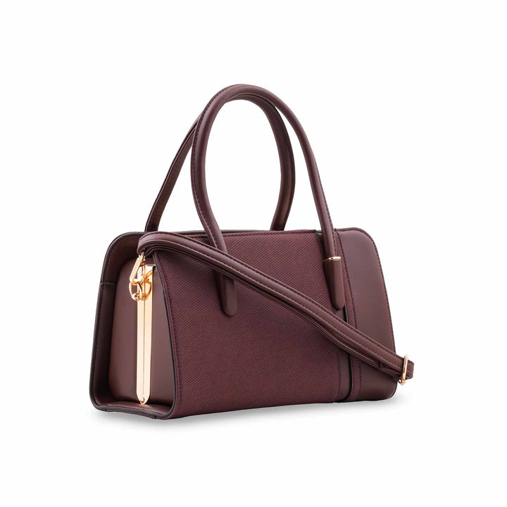 Maroon Formal Hand Bag For Women P36679