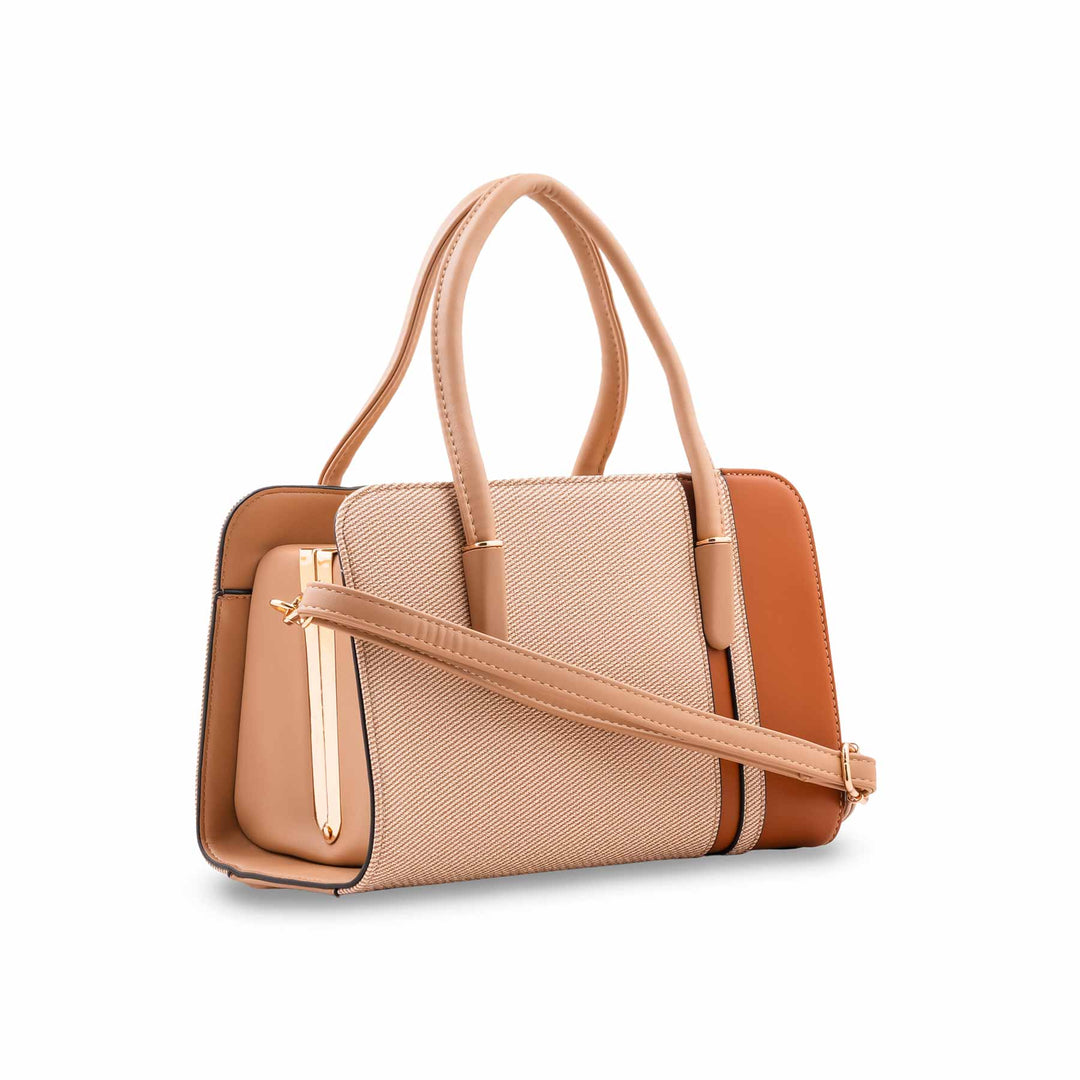 Mustard Formal Hand Bag For Women P36679