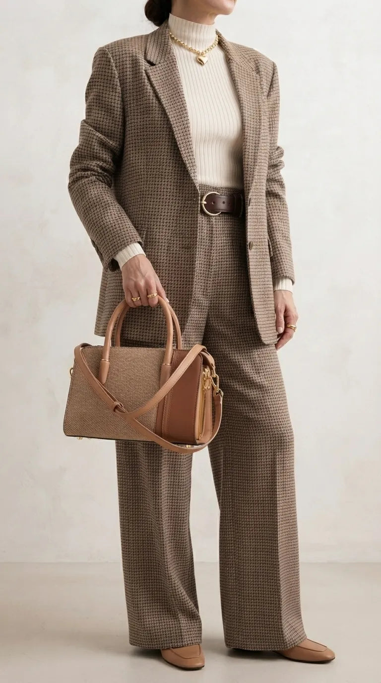 Cream Formal Hand Bag For Women P36679