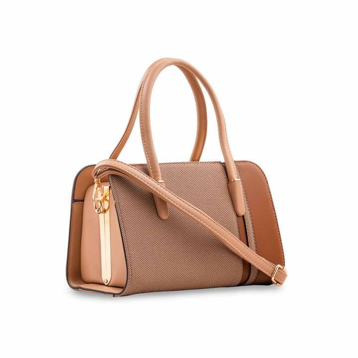 Cream Formal Hand Bag For Women P36679