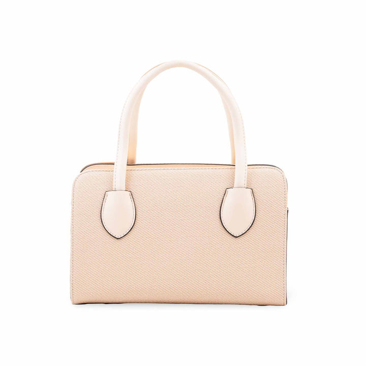 Beige Formal Hand Bag For Women P36679
