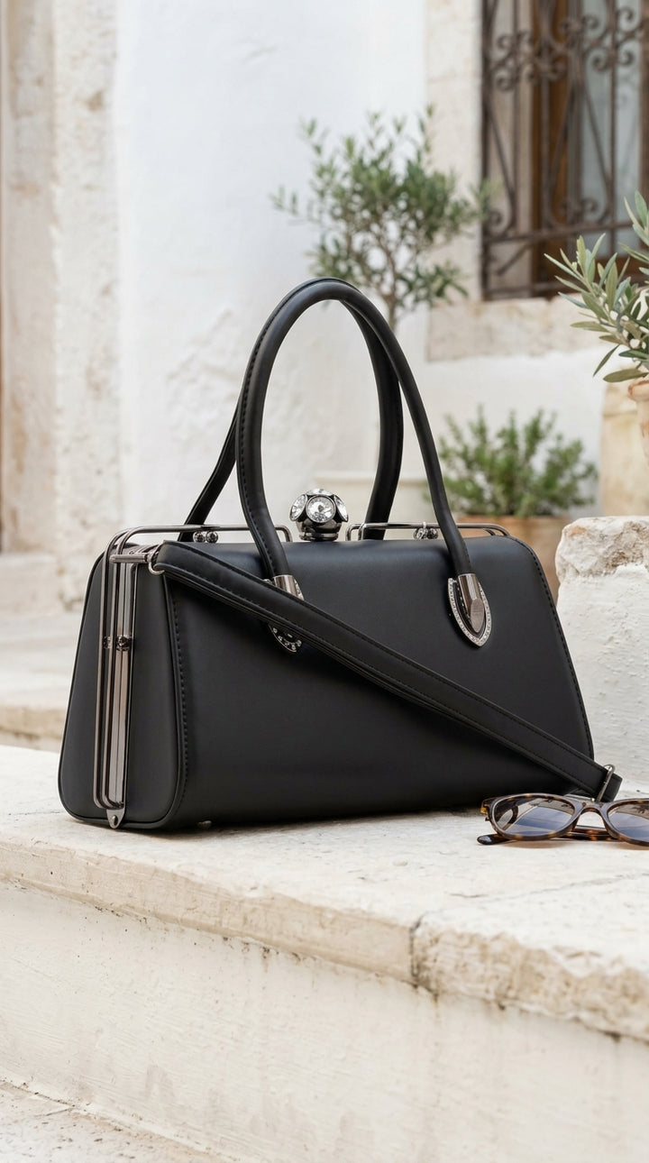 Black Formal Hand Bag For Women P36680