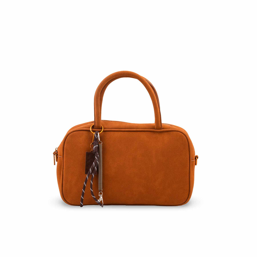 Camel Formal Hand Bag For Women P36683