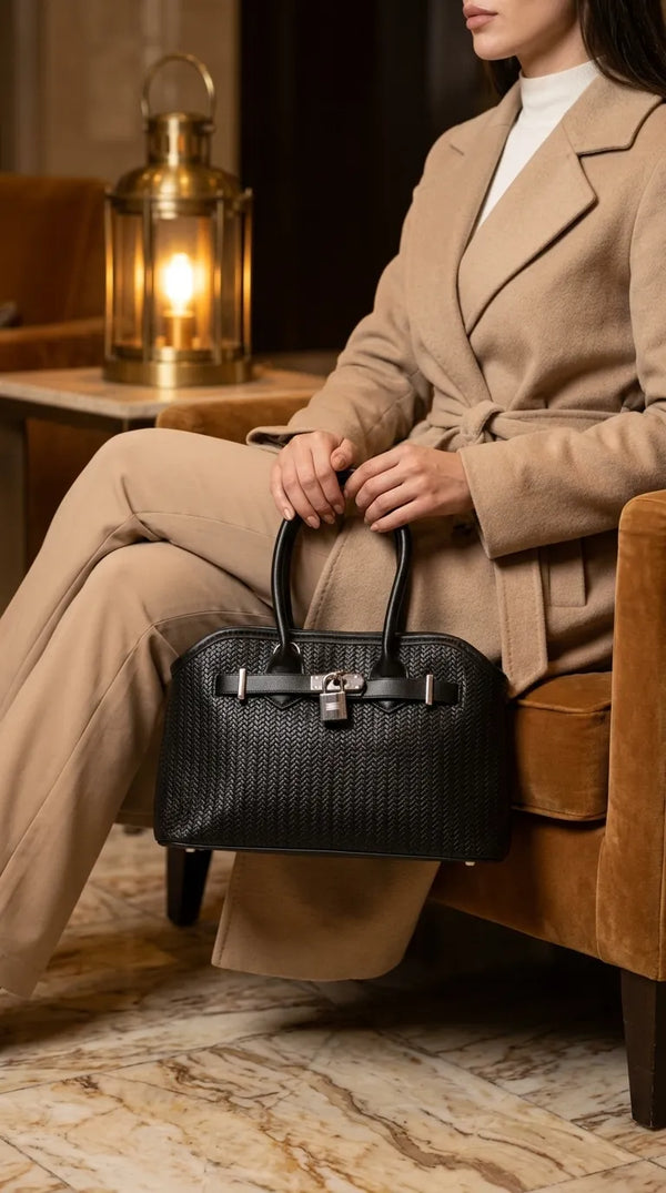 Black Formal Hand Bag For Women P36684