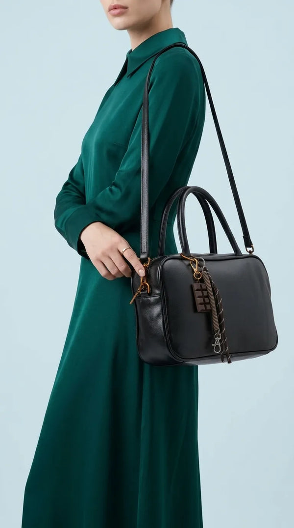 Black Formal Hand Bag For Women P36688