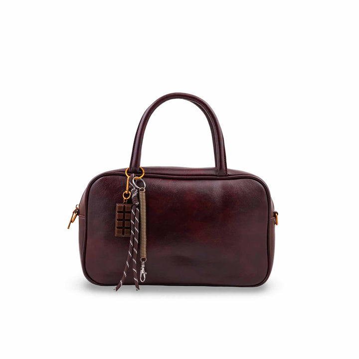 Maroon Formal Hand Bag For Women P36688