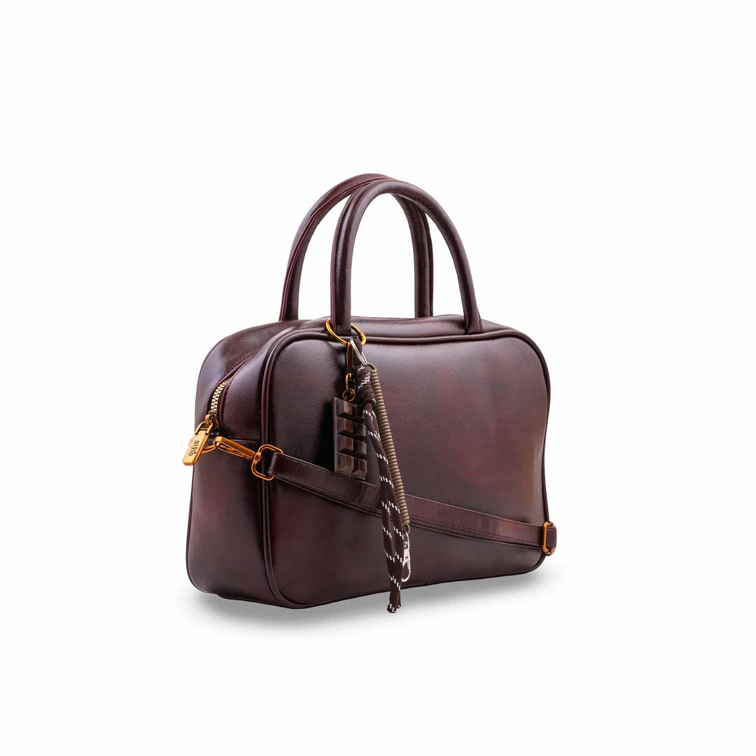 Maroon Formal Hand Bag For Women P36688