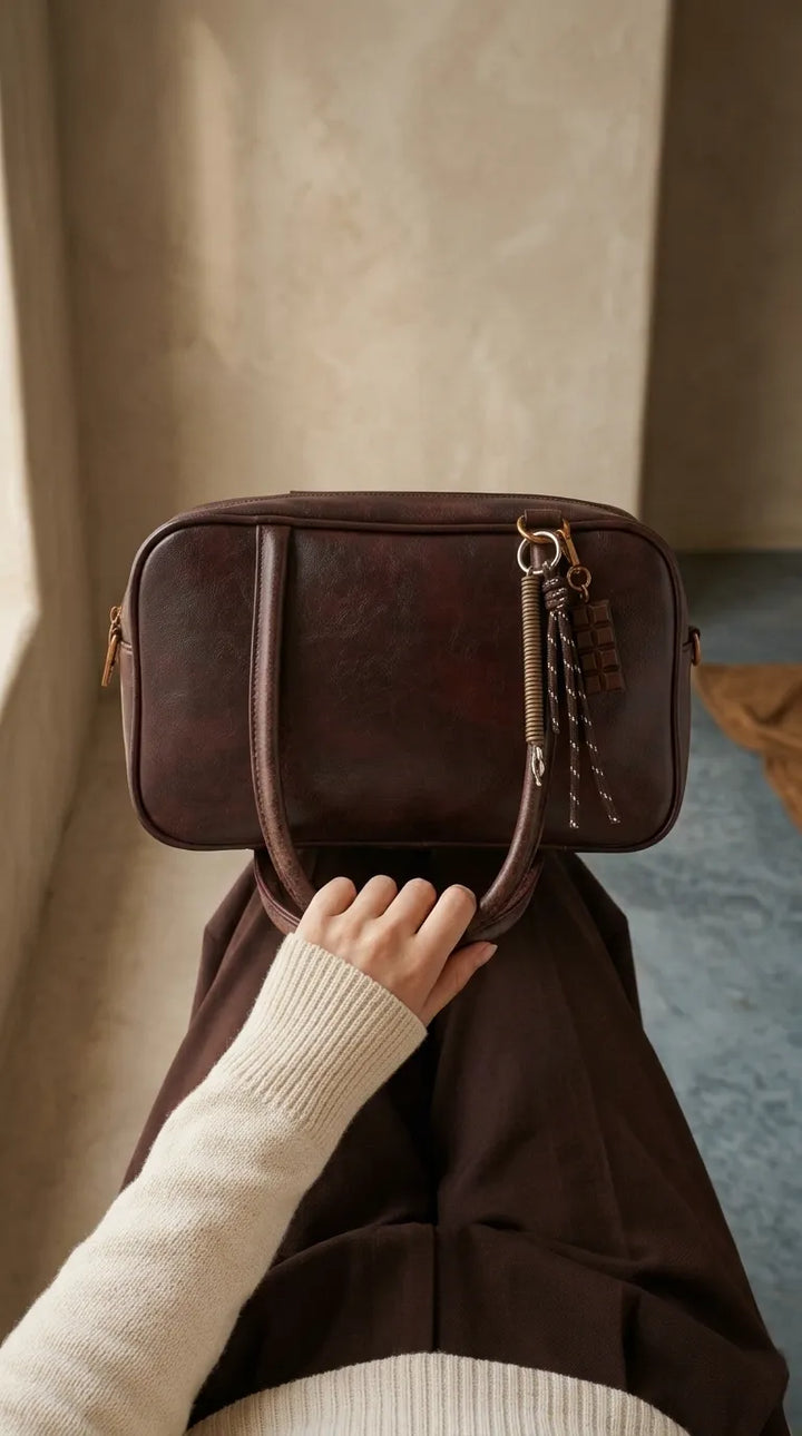 Maroon Formal Hand Bag For Women P36688