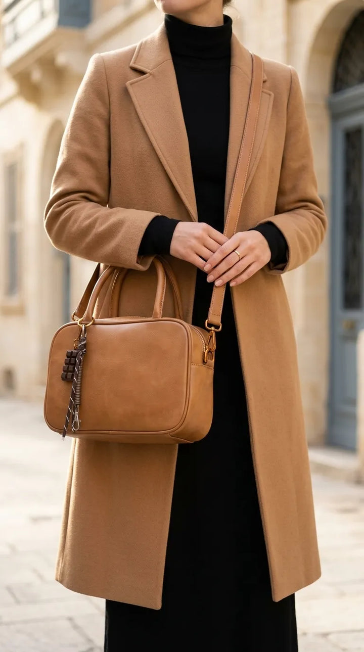 Mustard Formal Hand Bag For Women P36688