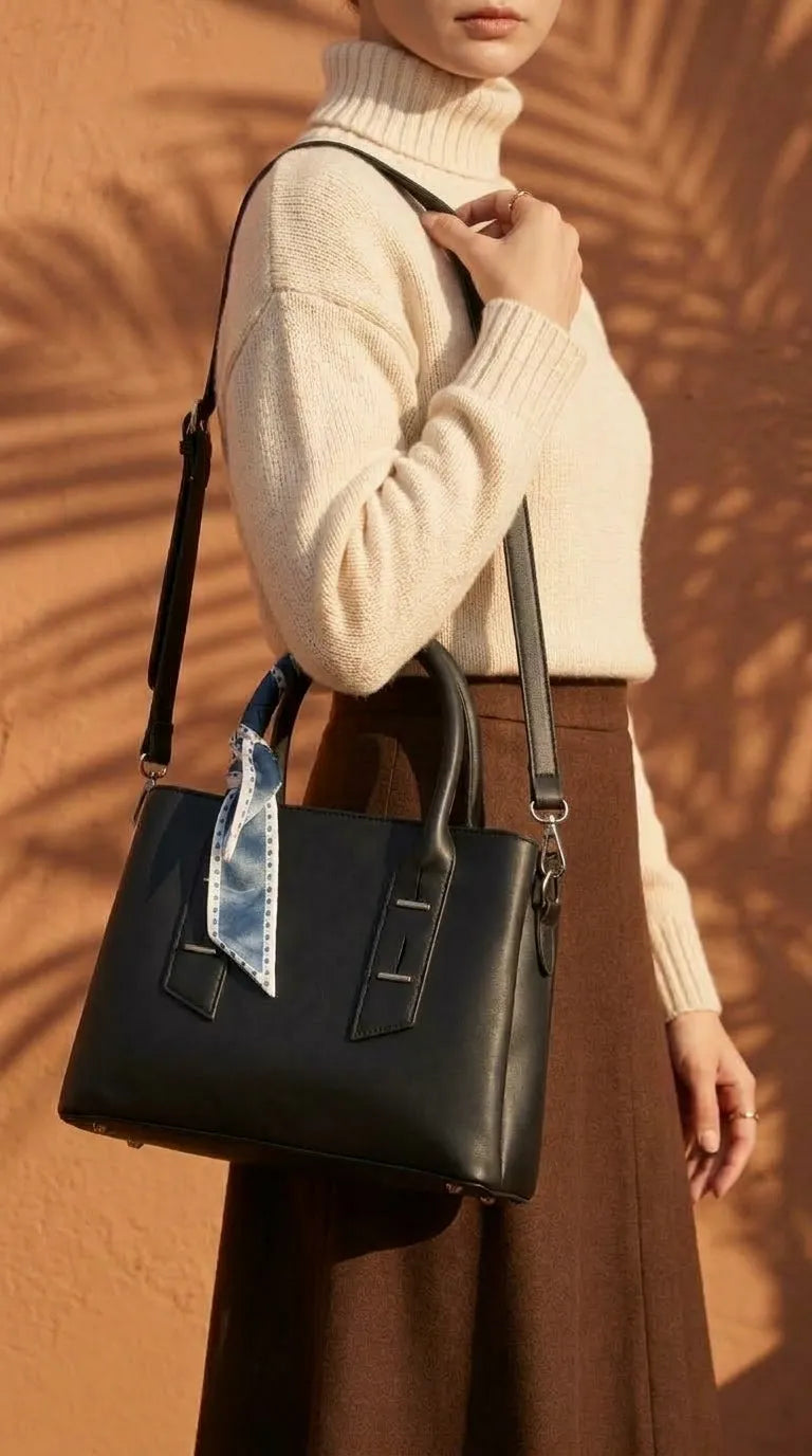 Black Formal Hand Bag For Women P36692