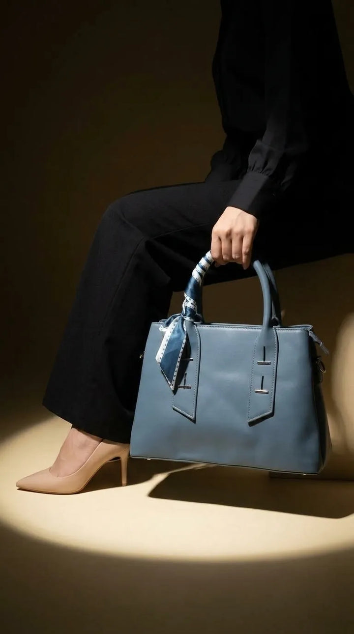 Blue Formal Hand Bag For Women P36692