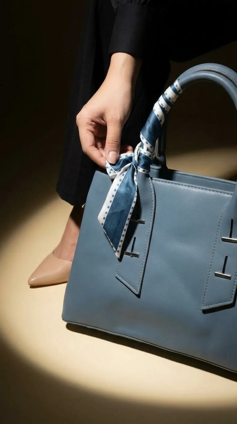 Blue Formal Hand Bag For Women P36692