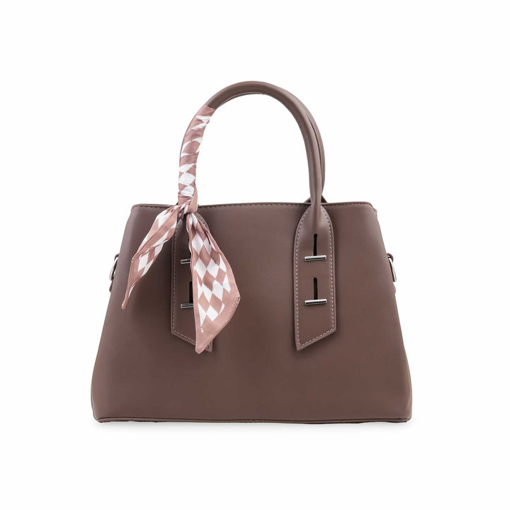 Beige Formal Hand Bag For Women P36692