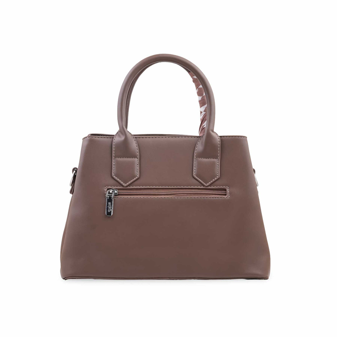 Beige Formal Hand Bag For Women P36692