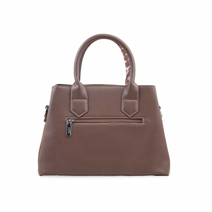Beige Formal Hand Bag For Women P36692