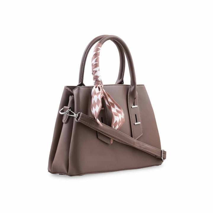 Beige Formal Hand Bag For Women P36692