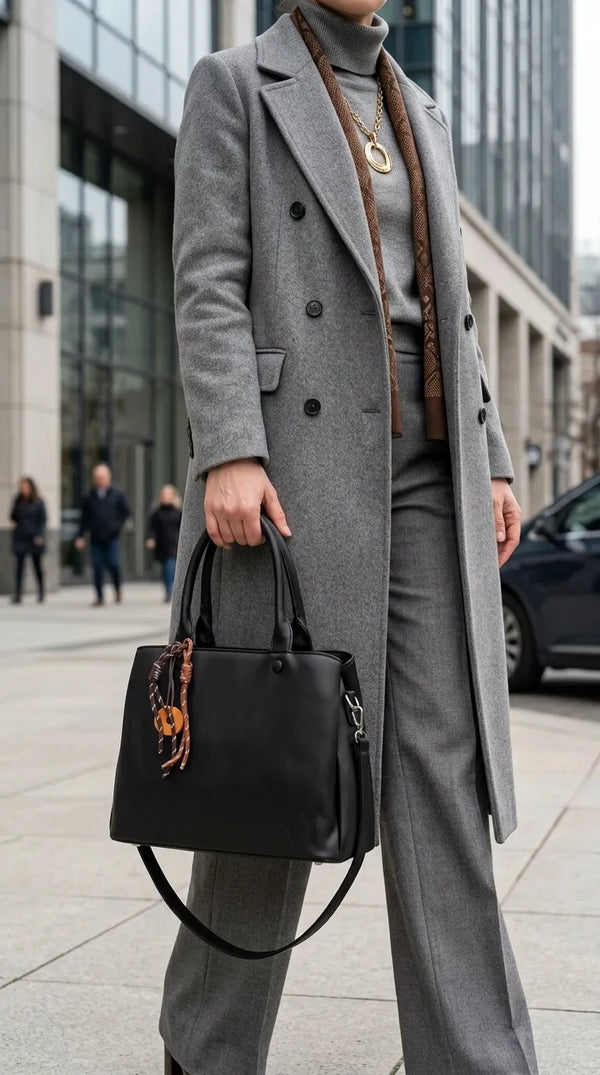 Black Formal Hand Bag For Women P36693