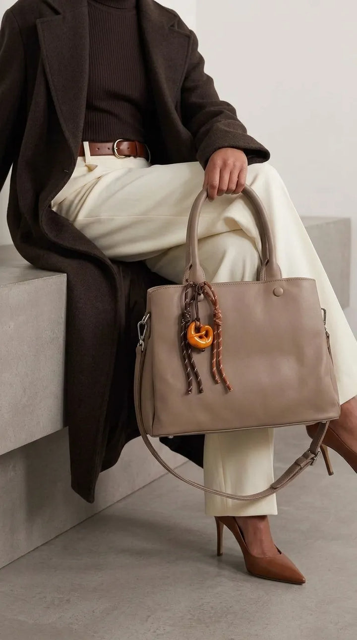 Beige Formal Hand Bag For Women P36693