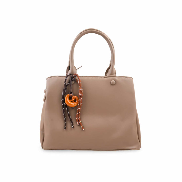 Beige Formal Hand Bag For Women P36693