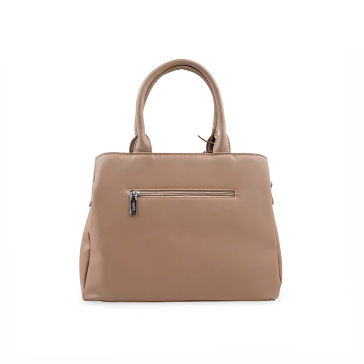 Beige Formal Hand Bag For Women P36693
