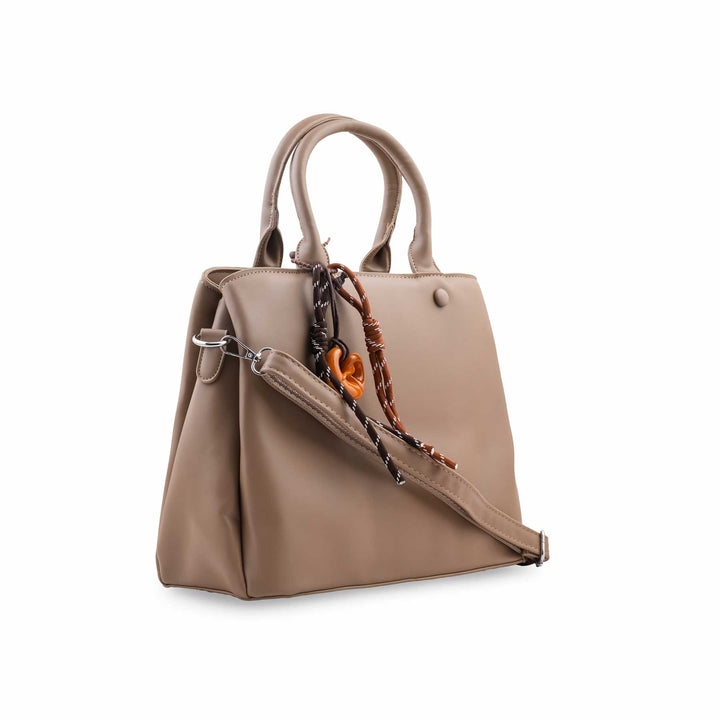 Beige Formal Hand Bag For Women P36693