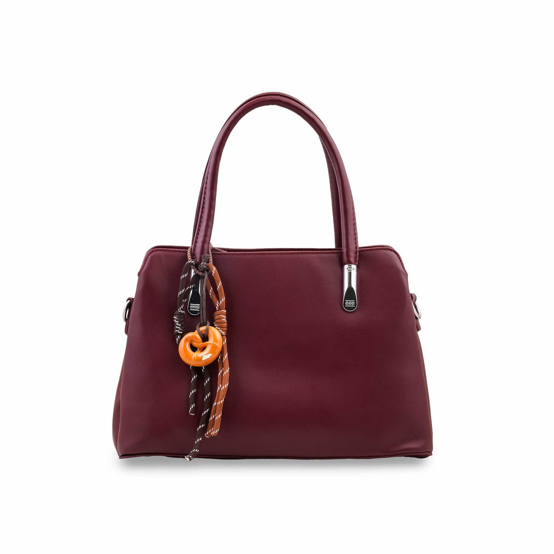 Maroon Formal Hand Bag For Women P36694